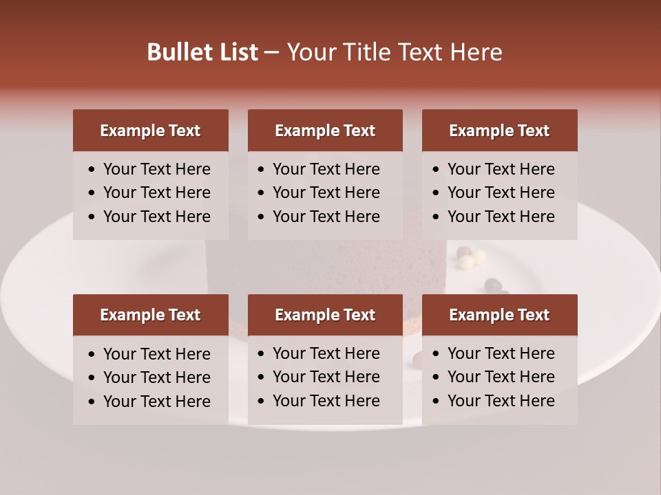 Chocolate Gastronomy Culinary PowerPoint Template