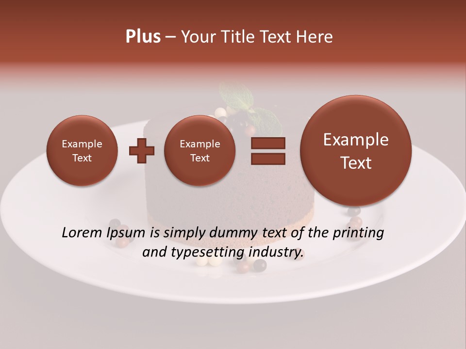 Chocolate Gastronomy Culinary PowerPoint Template