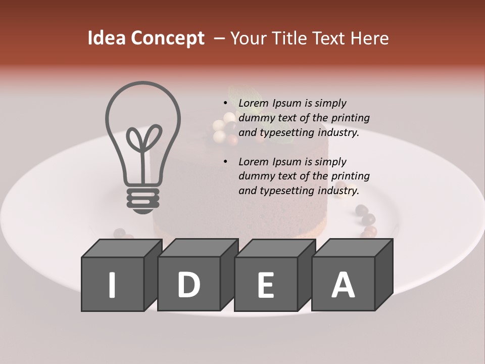 Chocolate Gastronomy Culinary PowerPoint Template