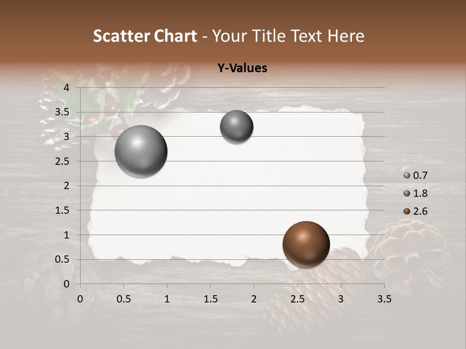 Red Wood Santa Claus PowerPoint Template