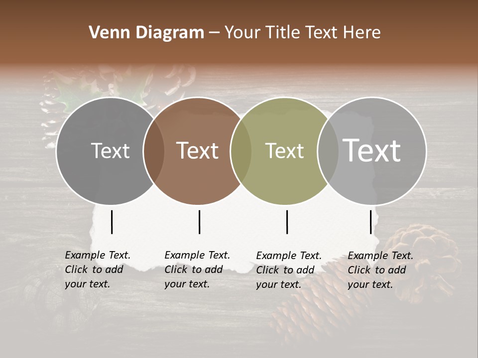 Red Wood Santa Claus PowerPoint Template