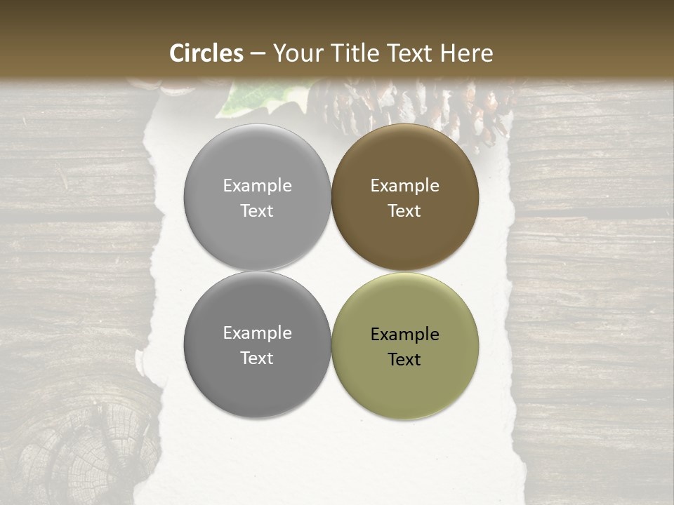 Red Christmas Decoration PowerPoint Template