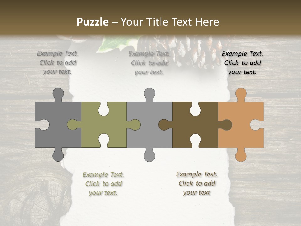 Red Christmas Decoration PowerPoint Template