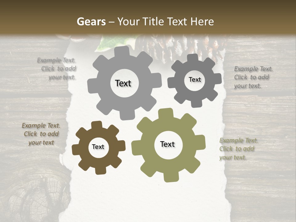 Red Christmas Decoration PowerPoint Template