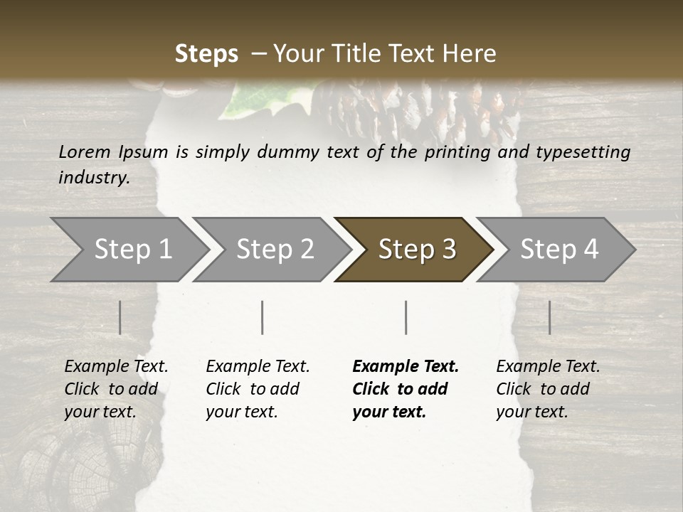 Red Christmas Decoration PowerPoint Template