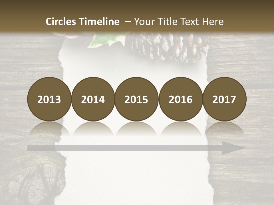 Red Christmas Decoration PowerPoint Template