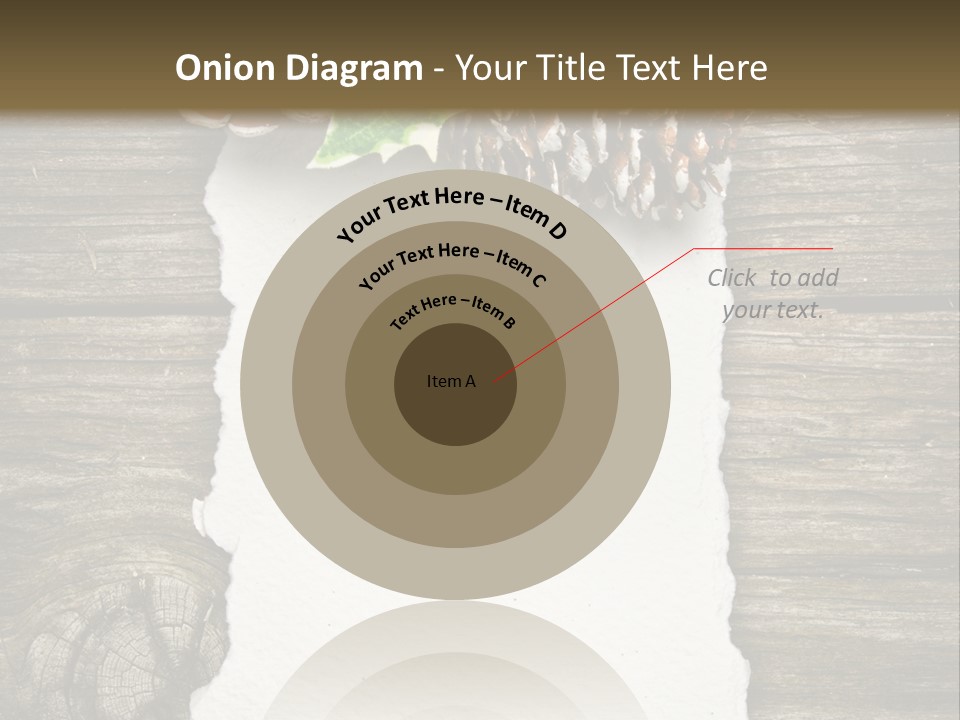 Red Christmas Decoration PowerPoint Template