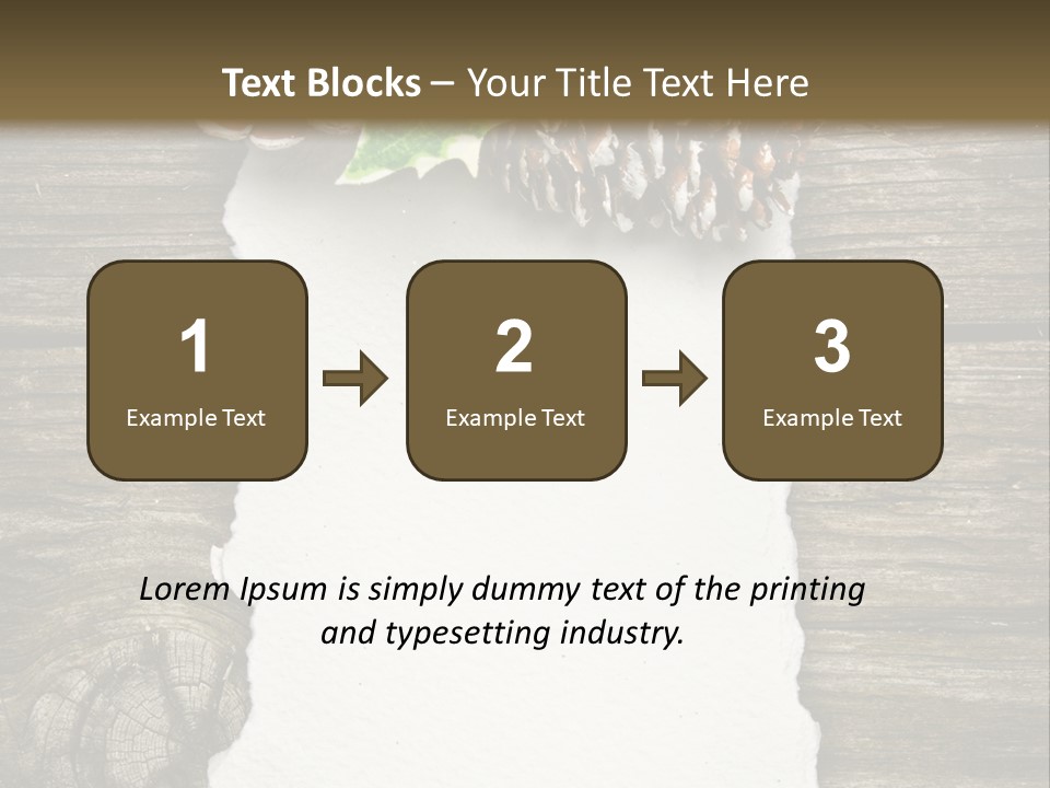 Red Christmas Decoration PowerPoint Template