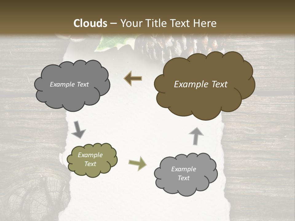 Red Christmas Decoration PowerPoint Template