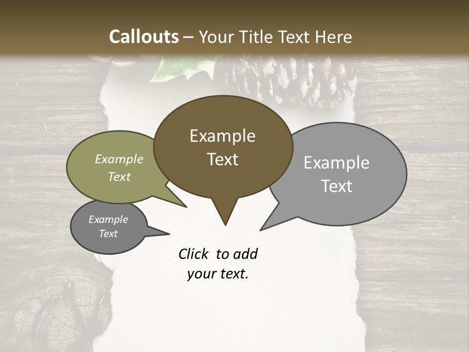 Red Christmas Decoration PowerPoint Template