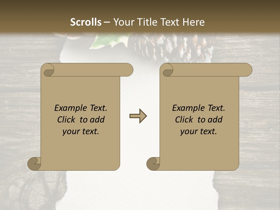 Red Christmas Decoration PowerPoint Template
