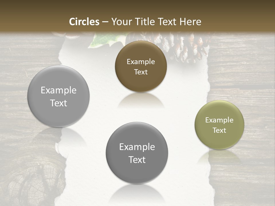 Red Christmas Decoration PowerPoint Template