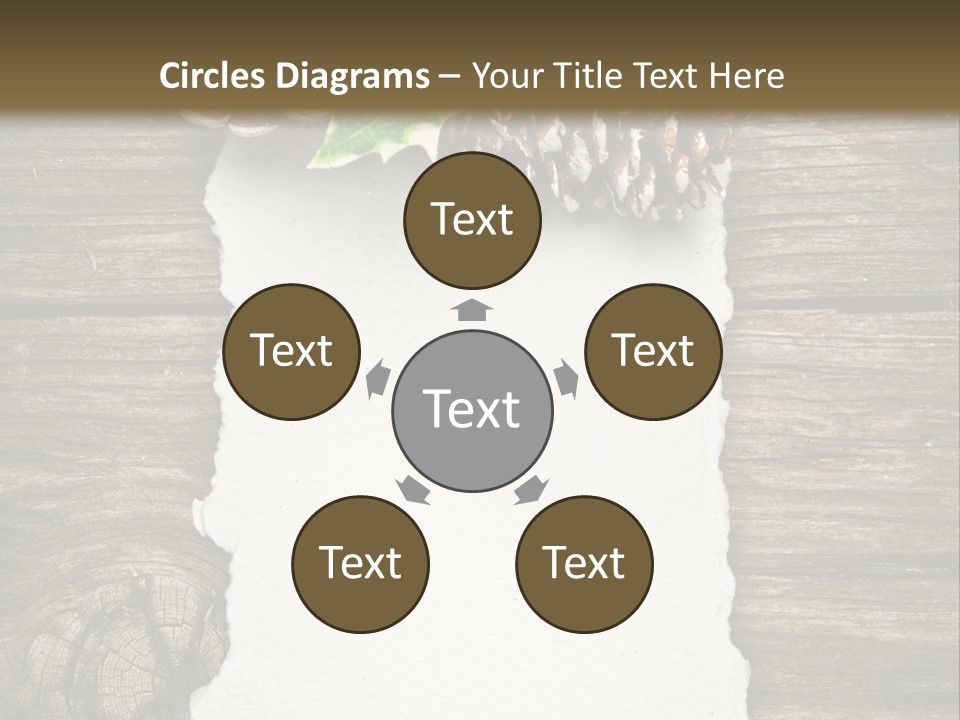 Red Christmas Decoration PowerPoint Template