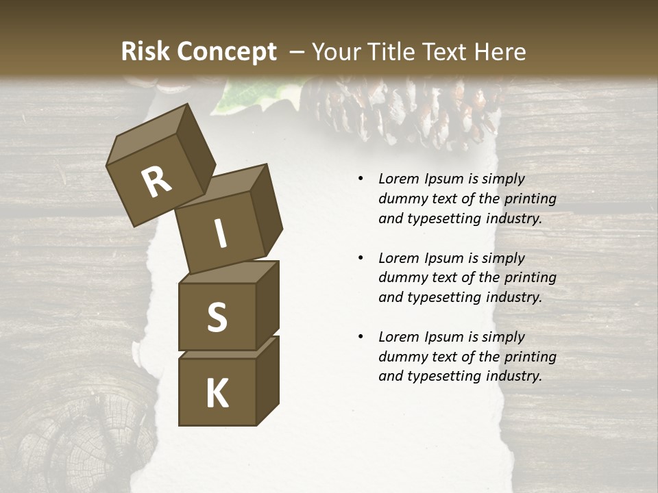 Red Christmas Decoration PowerPoint Template