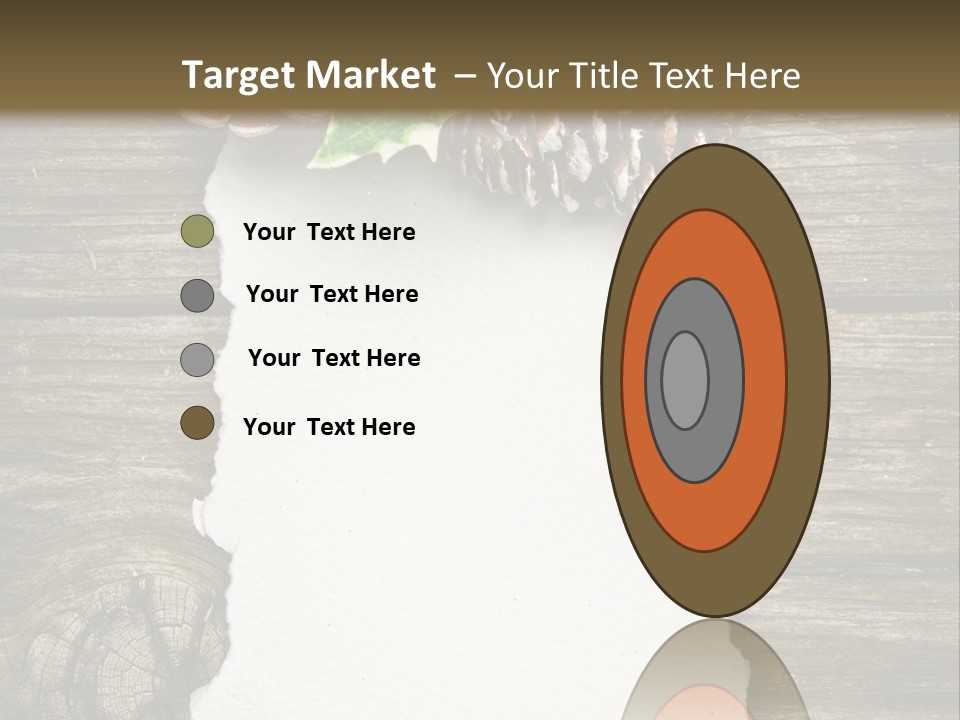 Red Christmas Decoration PowerPoint Template