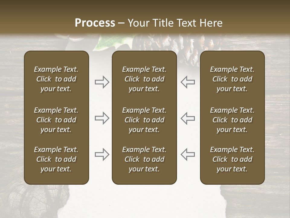 Red Christmas Decoration PowerPoint Template