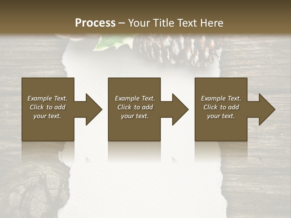 Red Christmas Decoration PowerPoint Template