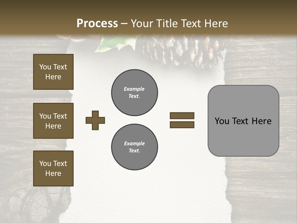 Red Christmas Decoration PowerPoint Template
