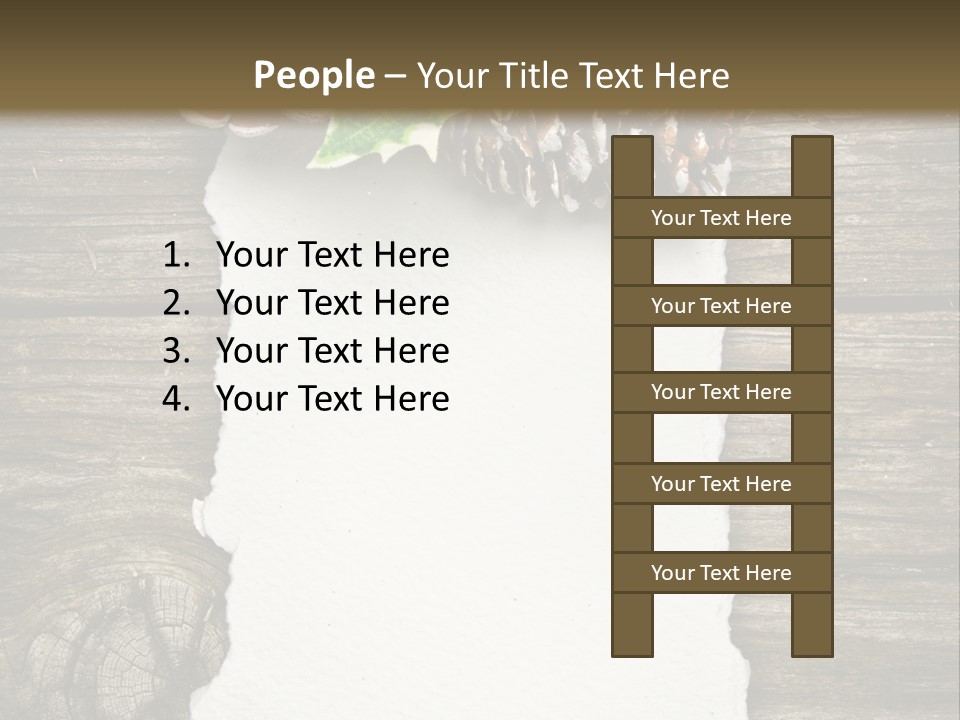 Red Christmas Decoration PowerPoint Template