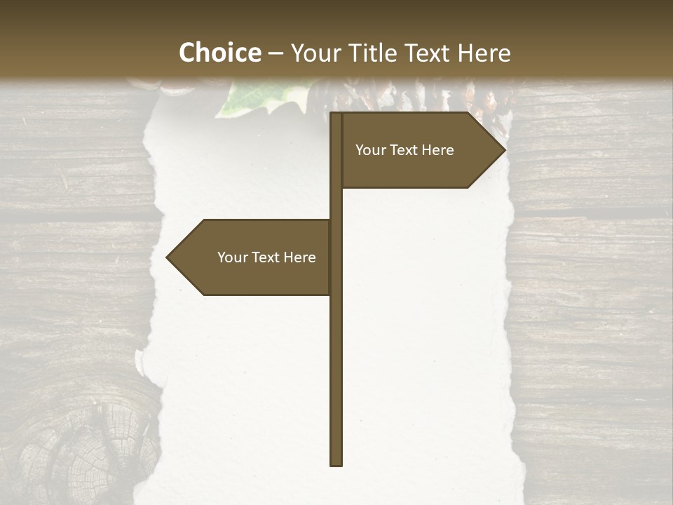 Red Christmas Decoration PowerPoint Template