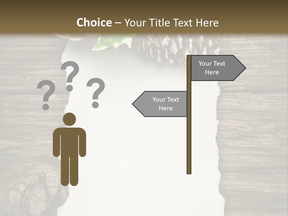 Red Christmas Decoration PowerPoint Template
