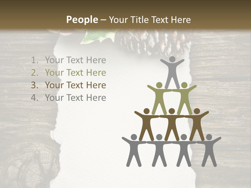 Red Christmas Decoration PowerPoint Template