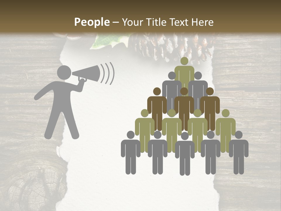 Red Christmas Decoration PowerPoint Template