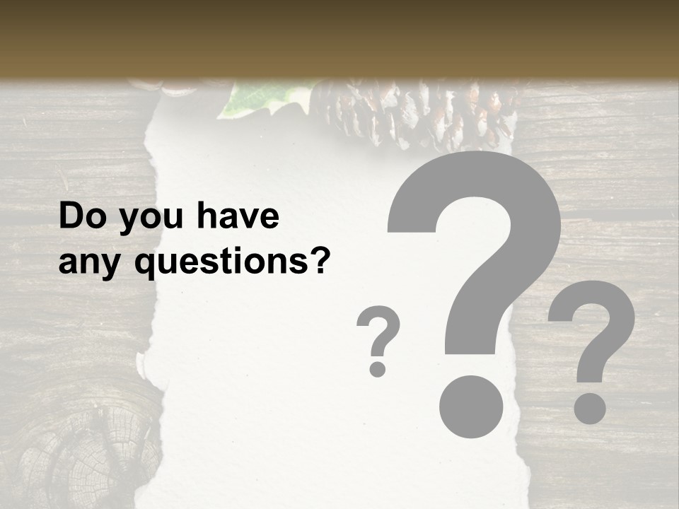 Red Christmas Decoration PowerPoint Template