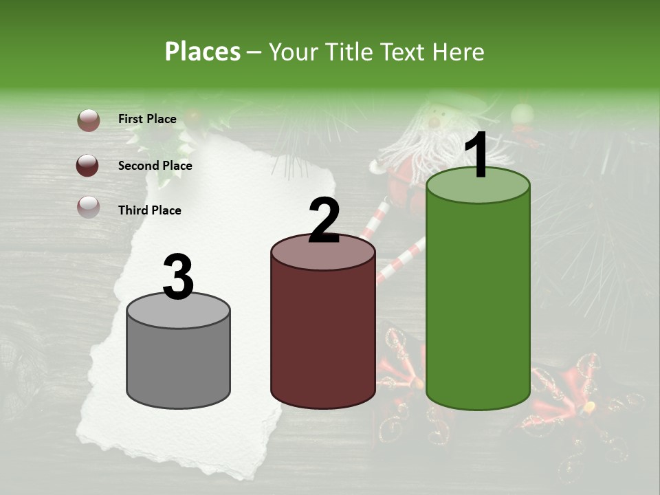 Letter Paper Red PowerPoint Template