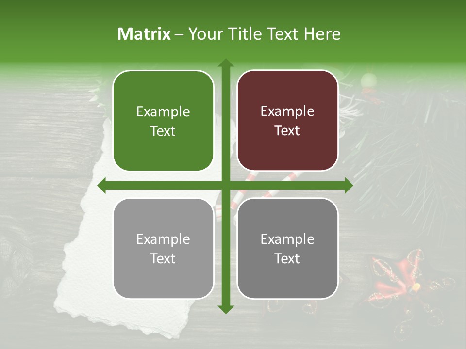 Letter Paper Red PowerPoint Template