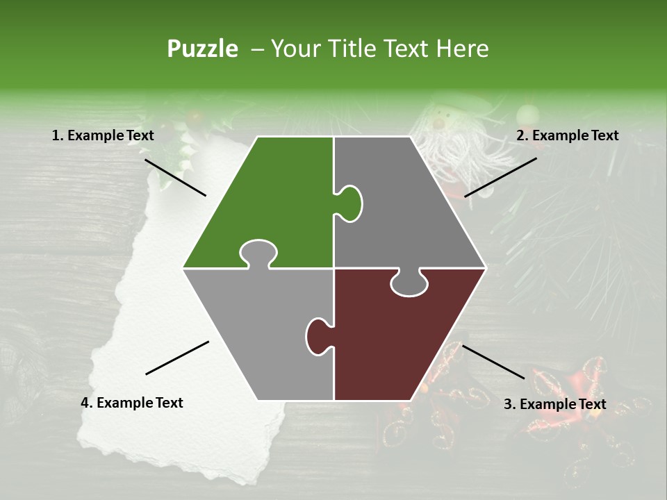 Letter Paper Red PowerPoint Template