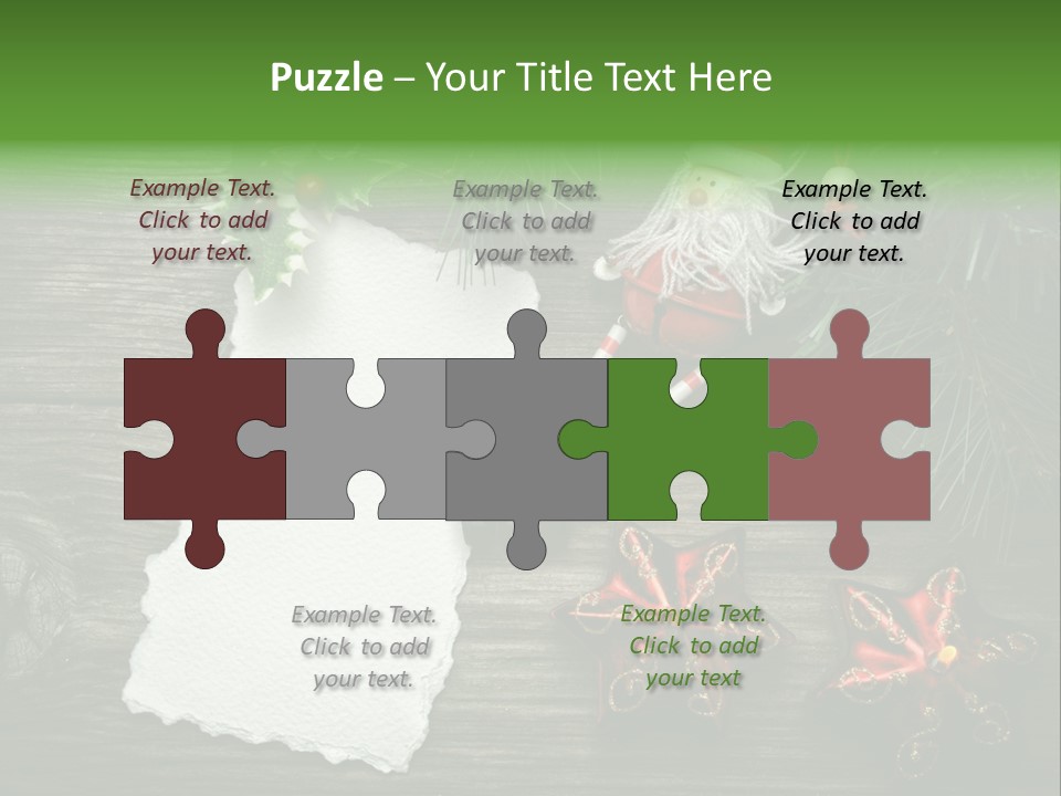 Letter Paper Red PowerPoint Template