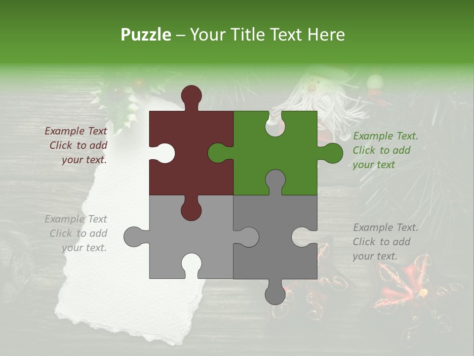 Letter Paper Red PowerPoint Template