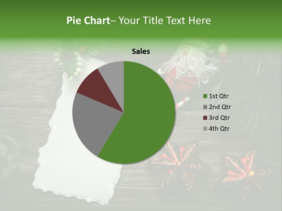 Letter Paper Red PowerPoint Template