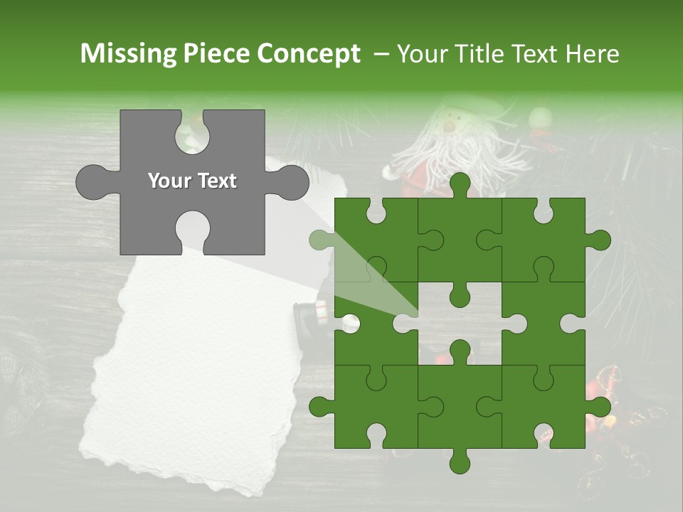 Letter Paper Red PowerPoint Template