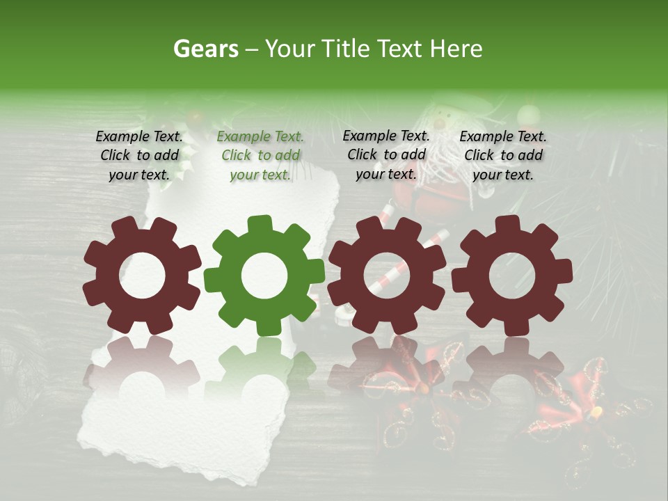 Letter Paper Red PowerPoint Template