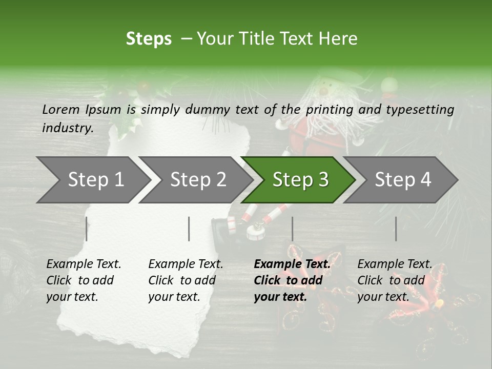 Letter Paper Red PowerPoint Template