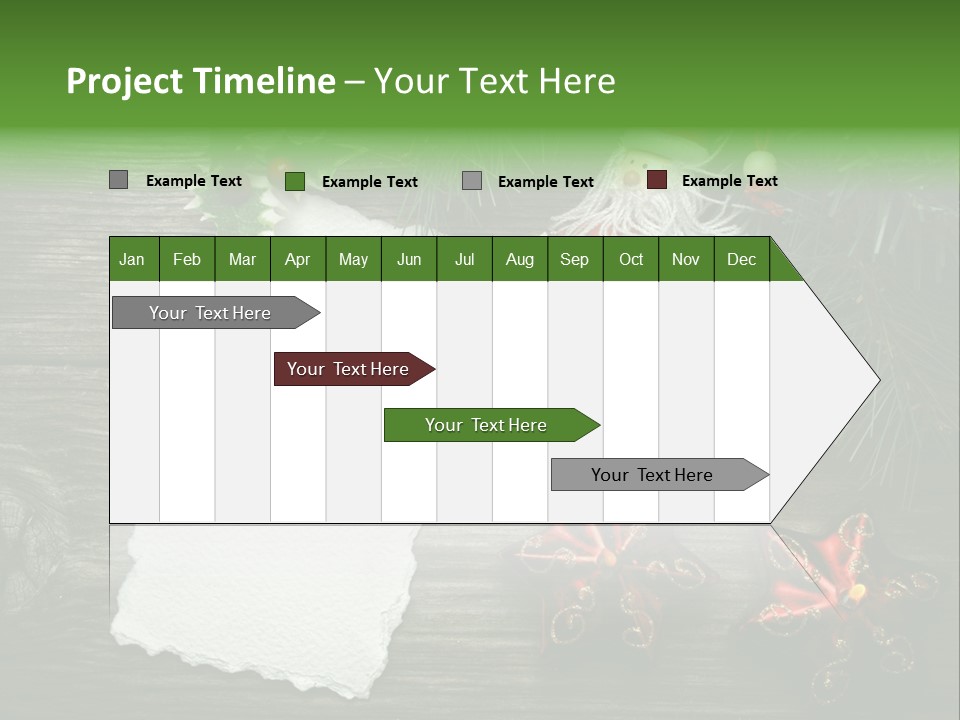 Letter Paper Red PowerPoint Template