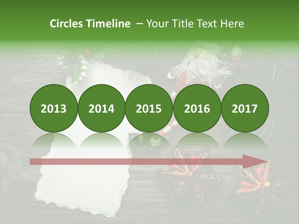 Letter Paper Red PowerPoint Template