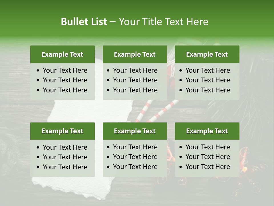 Letter Paper Red PowerPoint Template