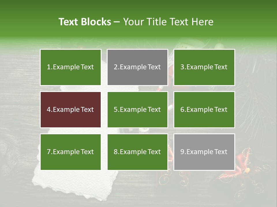 Letter Paper Red PowerPoint Template