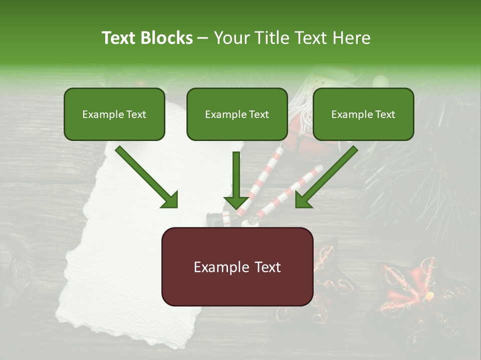 Letter Paper Red PowerPoint Template