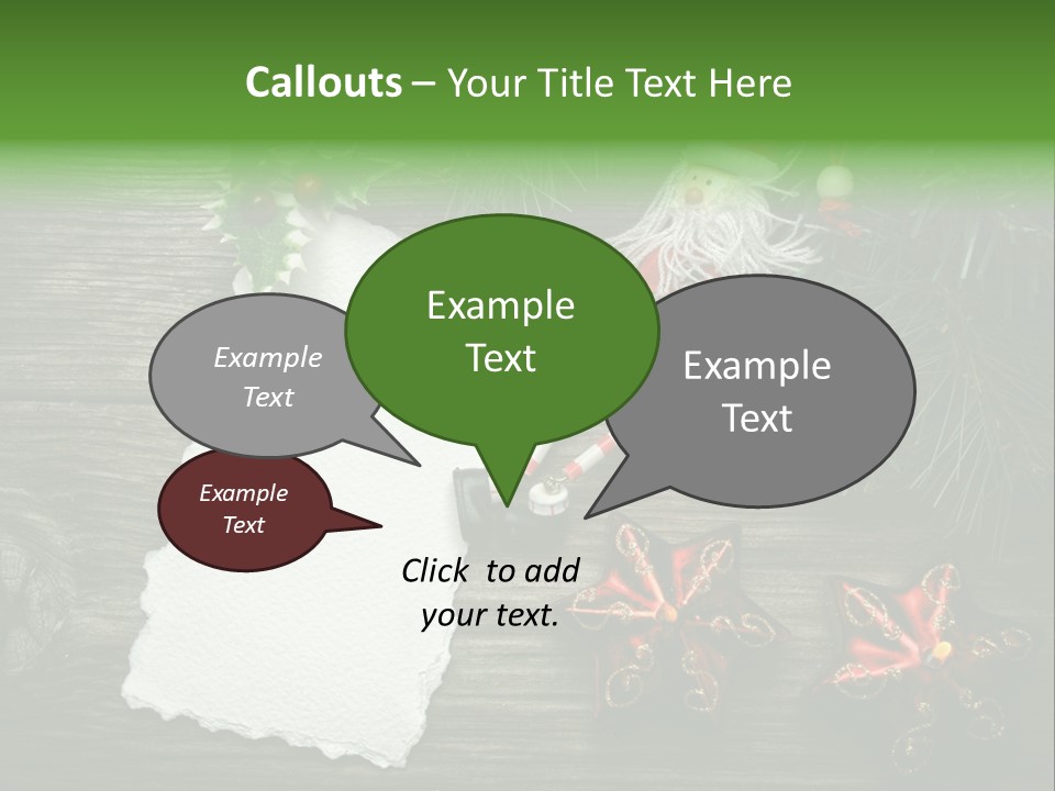 Letter Paper Red PowerPoint Template