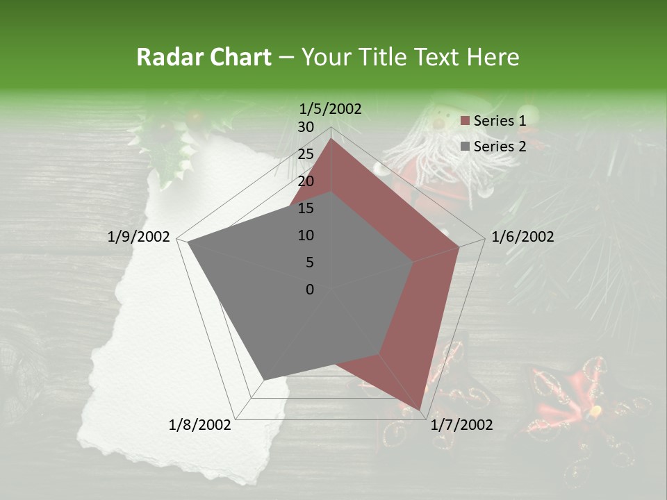 Letter Paper Red PowerPoint Template