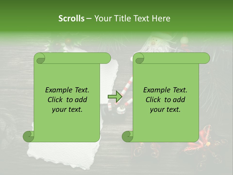 Letter Paper Red PowerPoint Template