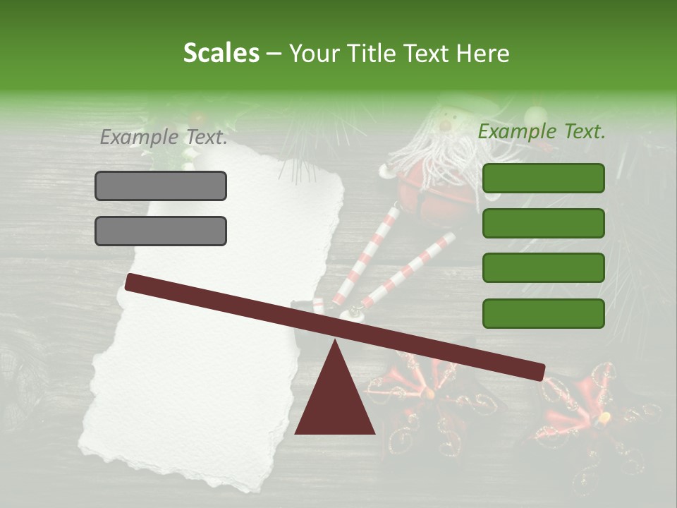 Letter Paper Red PowerPoint Template