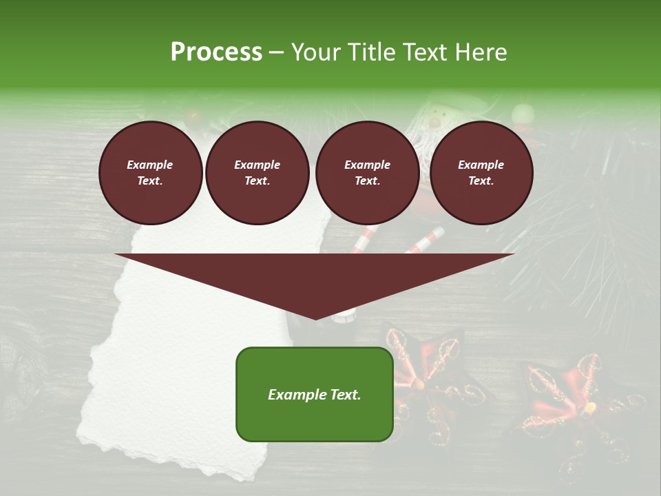 Letter Paper Red PowerPoint Template