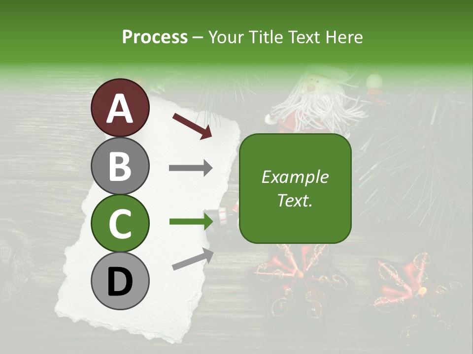 Letter Paper Red PowerPoint Template
