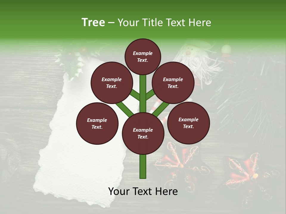 Letter Paper Red PowerPoint Template