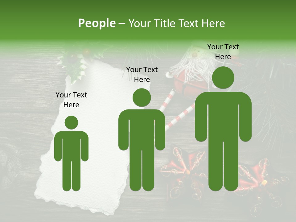 Letter Paper Red PowerPoint Template